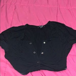 Fashion Nova button down black top